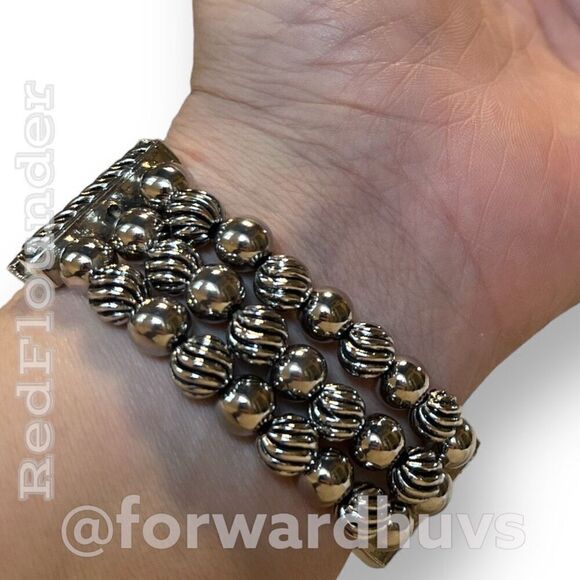 Bundle Sale 3 for $15 | Silver Tone Metal | Braided Leather (Vegan or Real) - Picture 3 of 7